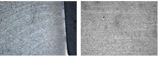 圖14-19 裂紋螺栓頭部組織 100×圖14-20 裂紋螺栓桿部組織 100× 圖14-19 裂紋螺栓頭部組織 100×圖14-20 裂紋螺栓桿部組織 100×