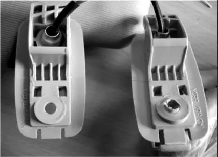 圖11 兩家供應商的塑料件擰緊后對比 圖11 兩家供應商的塑料件擰緊后對比