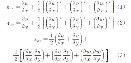 求得物體表面相應的應變場，